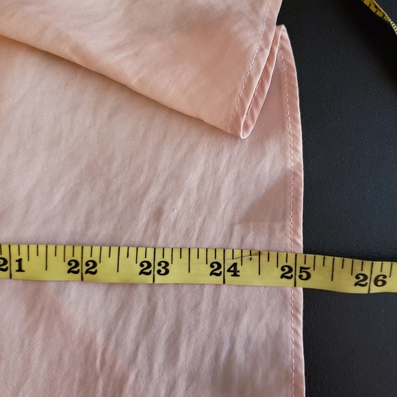 WHO WHAT WEAR pink layered shorts sleeve blouse S - Picture 9 of 9